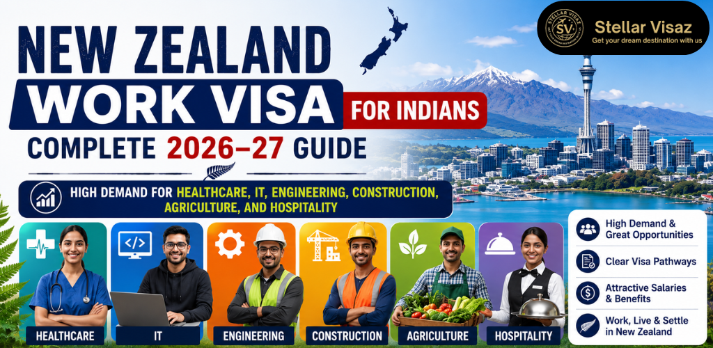 New Zealand Work Visa for Indians: Complete 2026–27 Guide